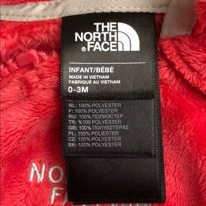 North face, baby 0-3 months